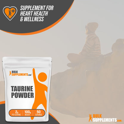 BULKSUPPLEMENTS.COM Taurine Powder - Taurine Supplement, Taurine 2000mg - Maple Wellness Supplements