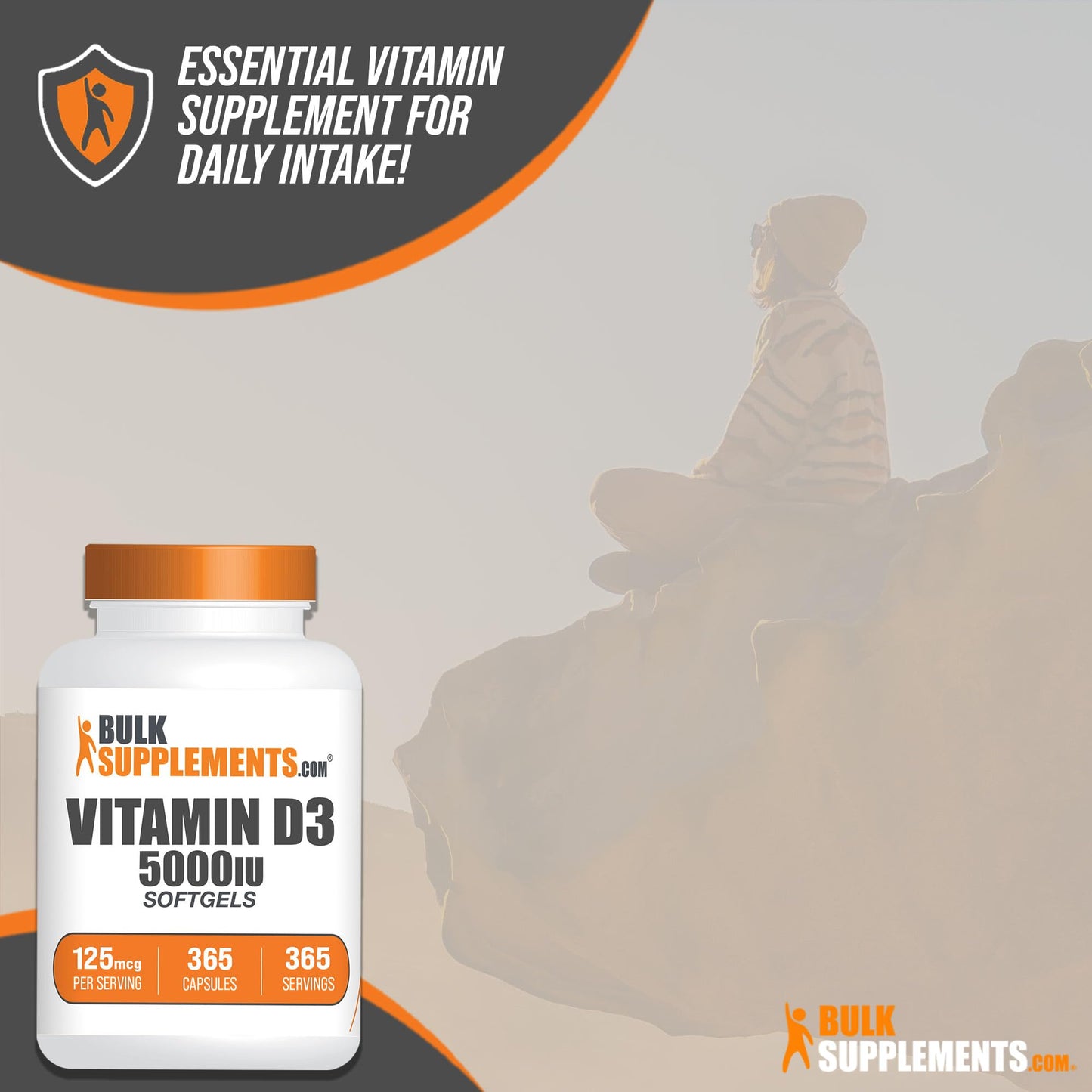 BULKSUPPLEMENTS.COM Vitamin D3 5000IU Softgels - Cholecalciferol, D3 Supplement - Maple Wellness Supplements