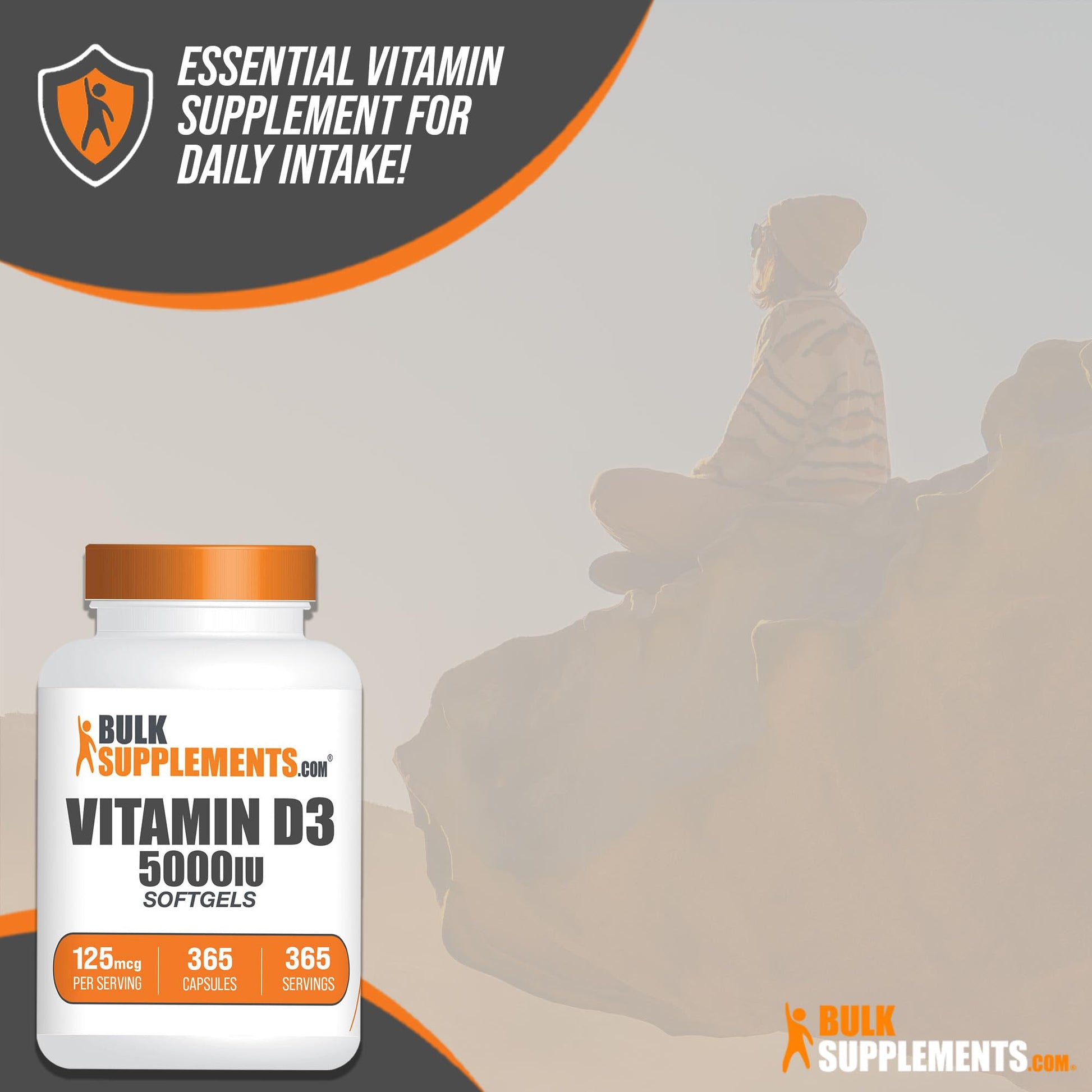 BULKSUPPLEMENTS.COM Vitamin D3 5000IU Softgels - Cholecalciferol, D3 Supplement - Maple Wellness Supplements
