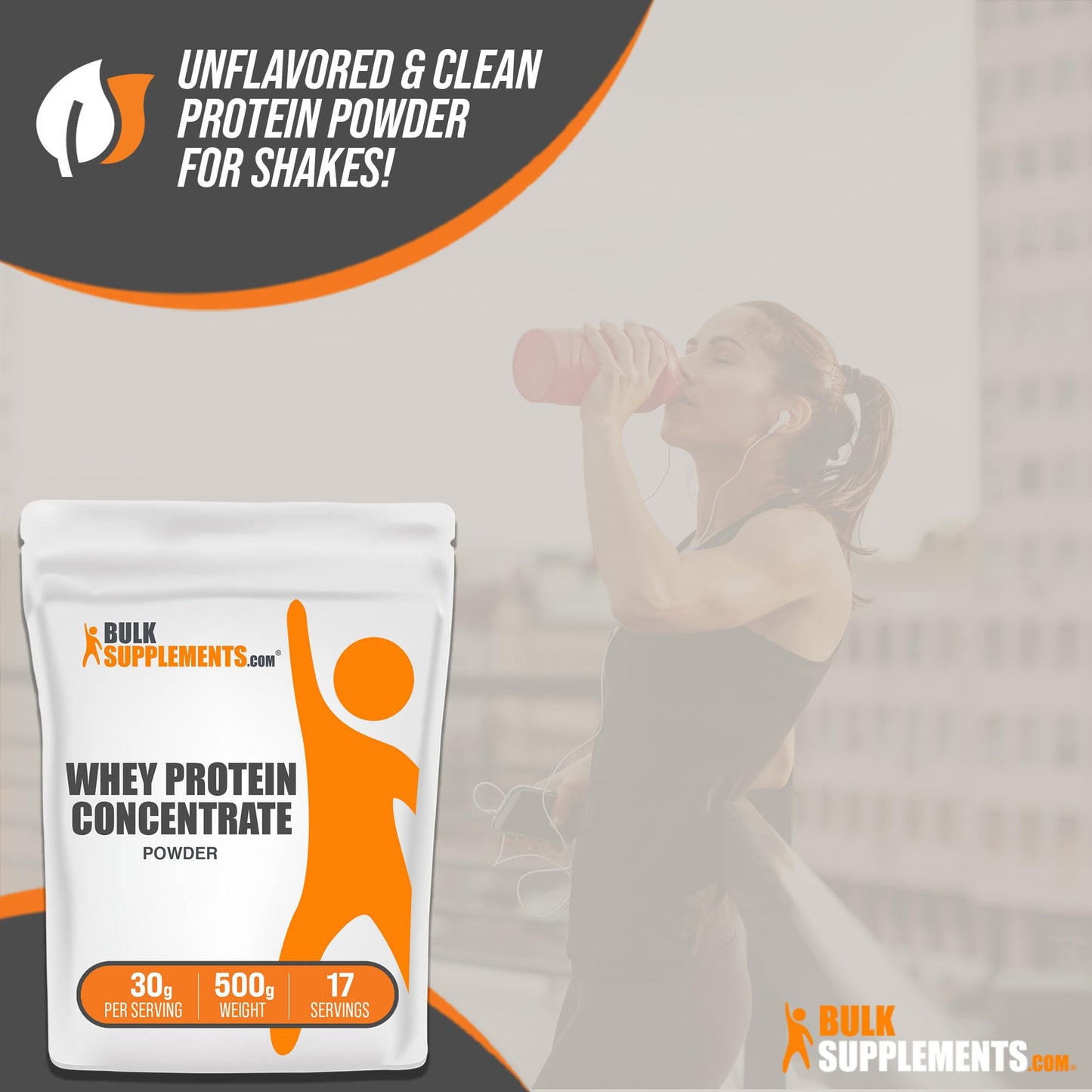 BULKSUPPLEMENTS.COM Whey Protein Concentrate Powder - Protein Powder Unflavored - Maple Wellness Supplements