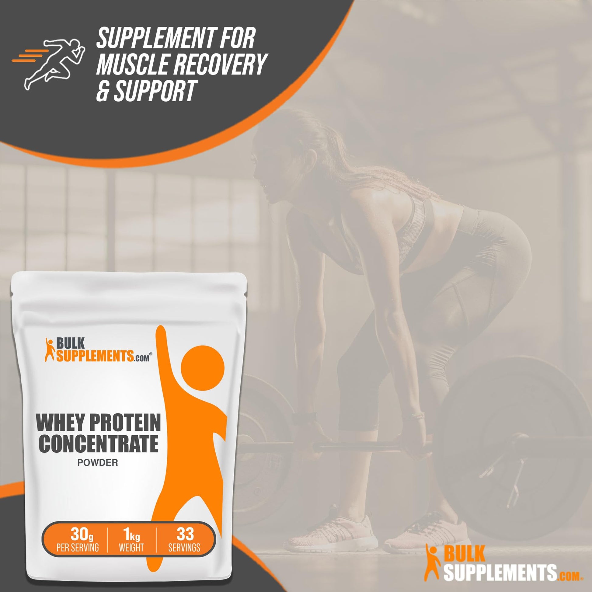 BulkSupplements.com Whey Protein Concentrate - Whey Protein Powder - Protein Powder - Maple Wellness Supplements