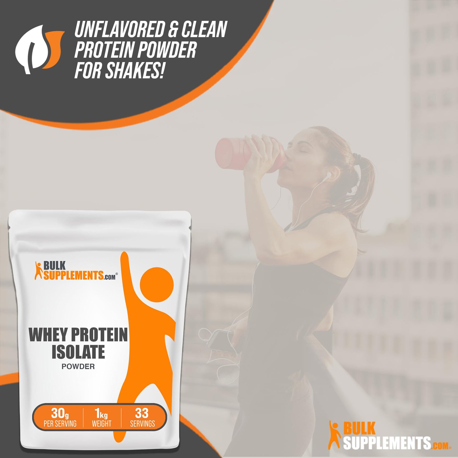 BulkSupplements.com Whey Protein Isolate Powder - Protein Supplement - Protein Powder - Maple Wellness Supplements