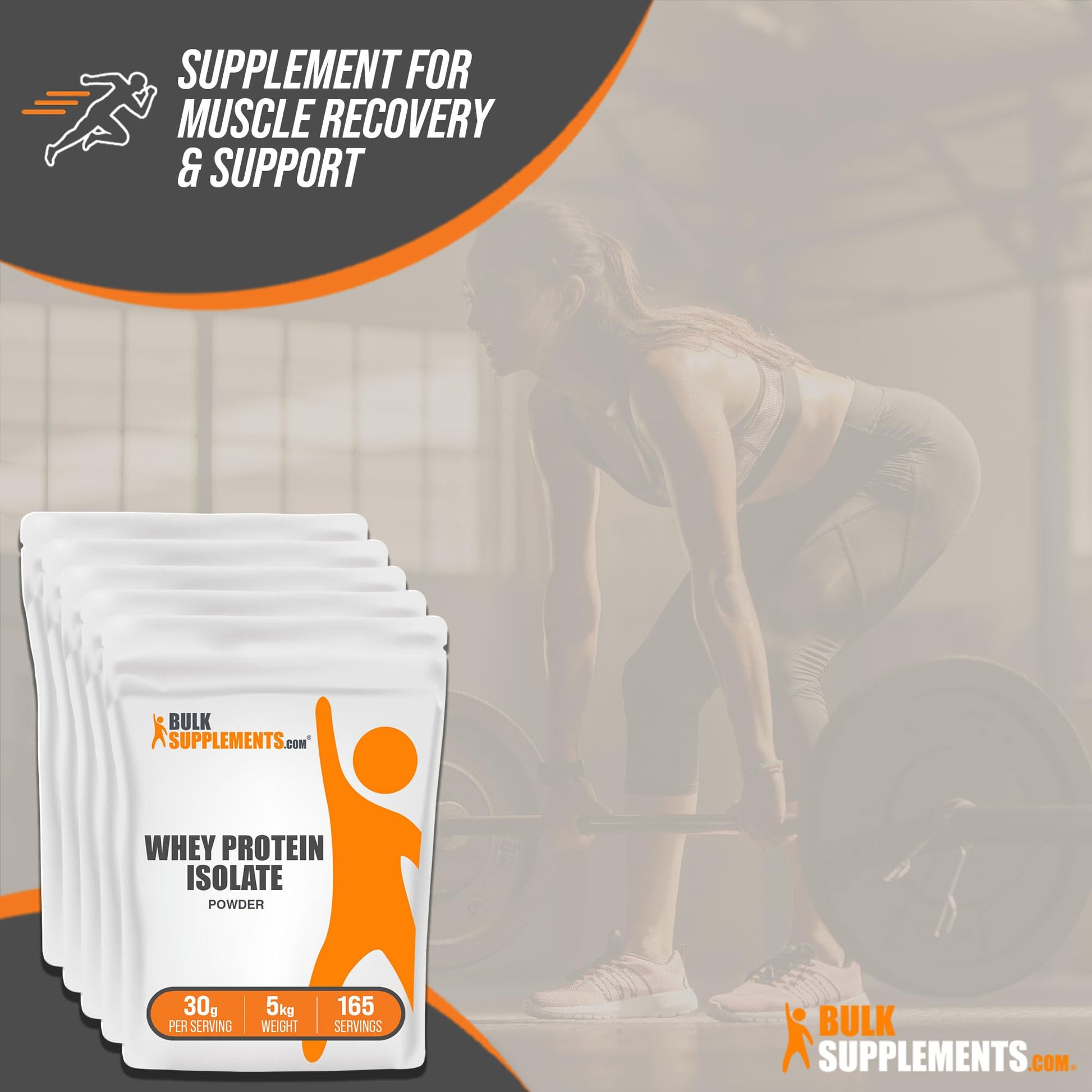 BULKSUPPLEMENTS.COM Whey Protein Isolate Powder - Unflavored Protein Powder - Maple Wellness Supplements