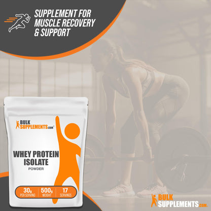 BULKSUPPLEMENTS.COM Whey Protein Isolate Powder - Unflavored Protein Powder - Maple Wellness Supplements