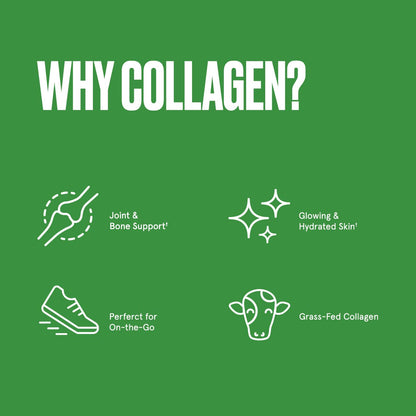 Bulletproof Unflavored Collagen Peptides Powder Packets, Pack of 15, Grass-Fed Collagen - Maple Wellness Supplements