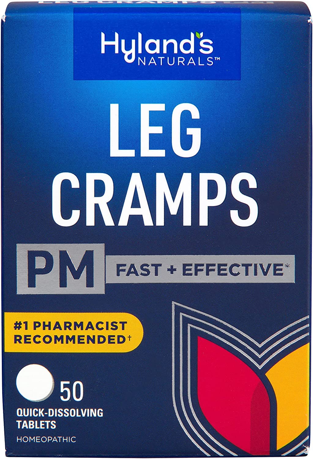 Bundle of Hyland's Leg Cramps Tablets, 100 Count and Leg Cramps PM Nighttime Formula, Natural Relief of Calf, Foot and Leg Cramps, 50 Count - Maple Wellness Supplements