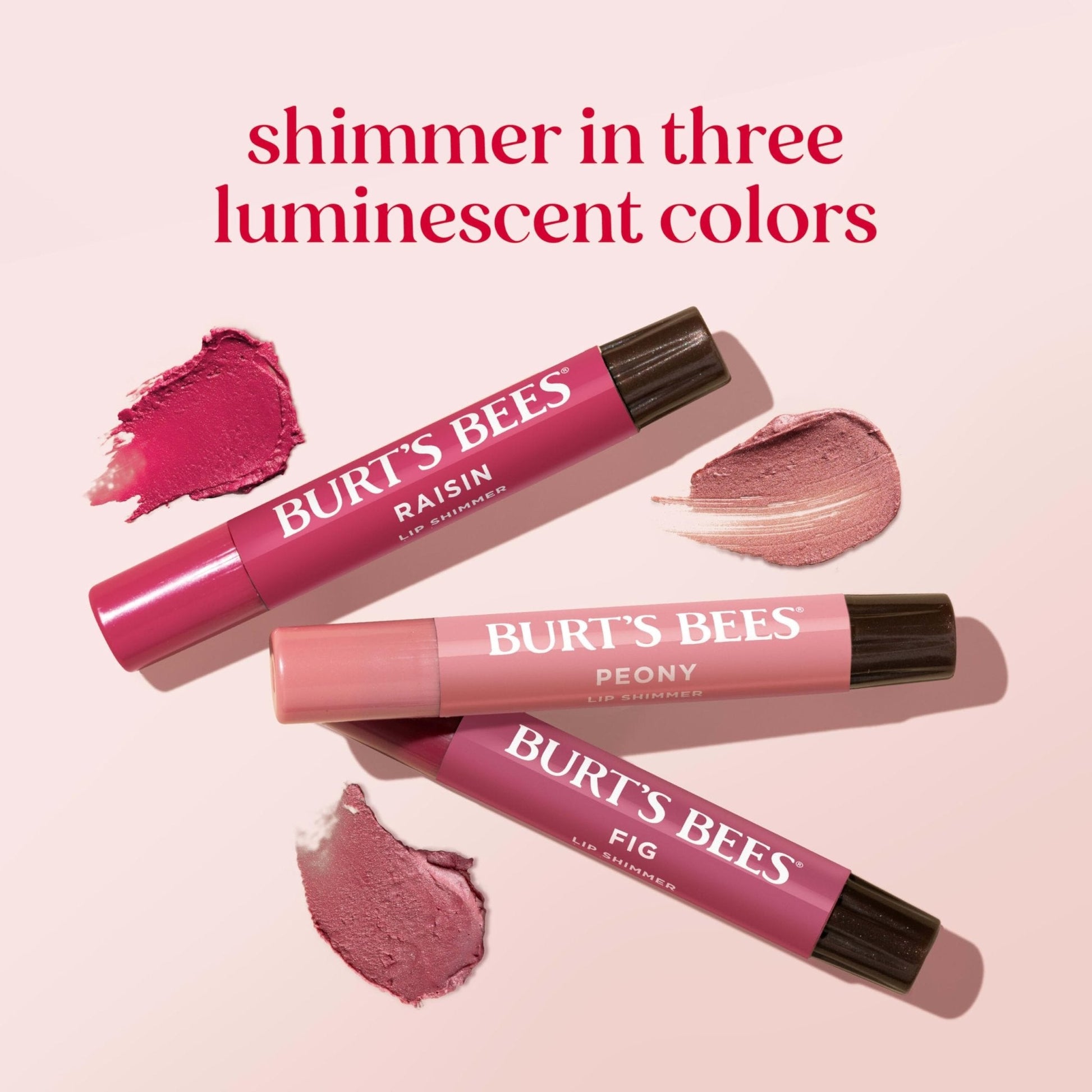Burt's Bees Easter Basket Stuffers, Lip Shimmer Nude Collection, Tinted Lip Balm, Moisturizing for All Day Hydration with Natural Glowy Finish - Maple Wellness Supplements