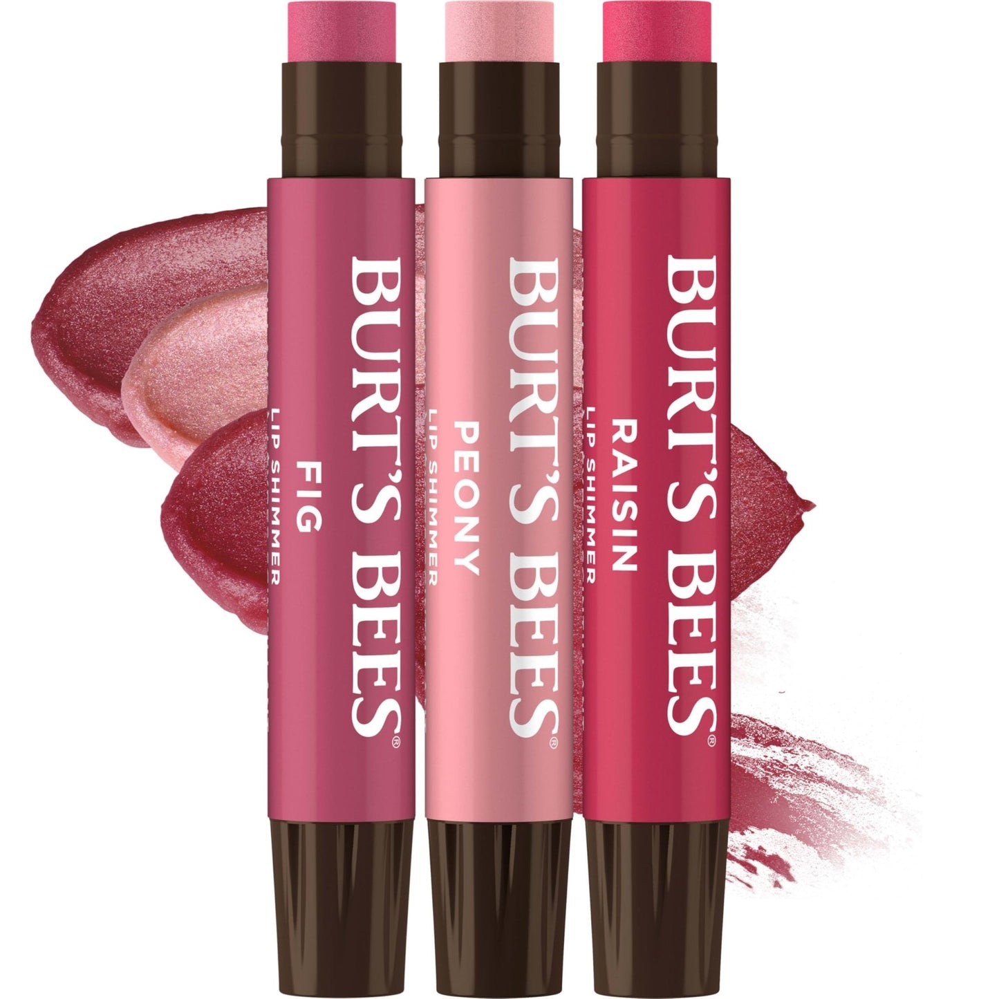 Burt's Bees Easter Basket Stuffers, Lip Shimmer Nude Collection, Tinted Lip Balm, Moisturizing for All Day Hydration with Natural Glowy Finish - Maple Wellness Supplements
