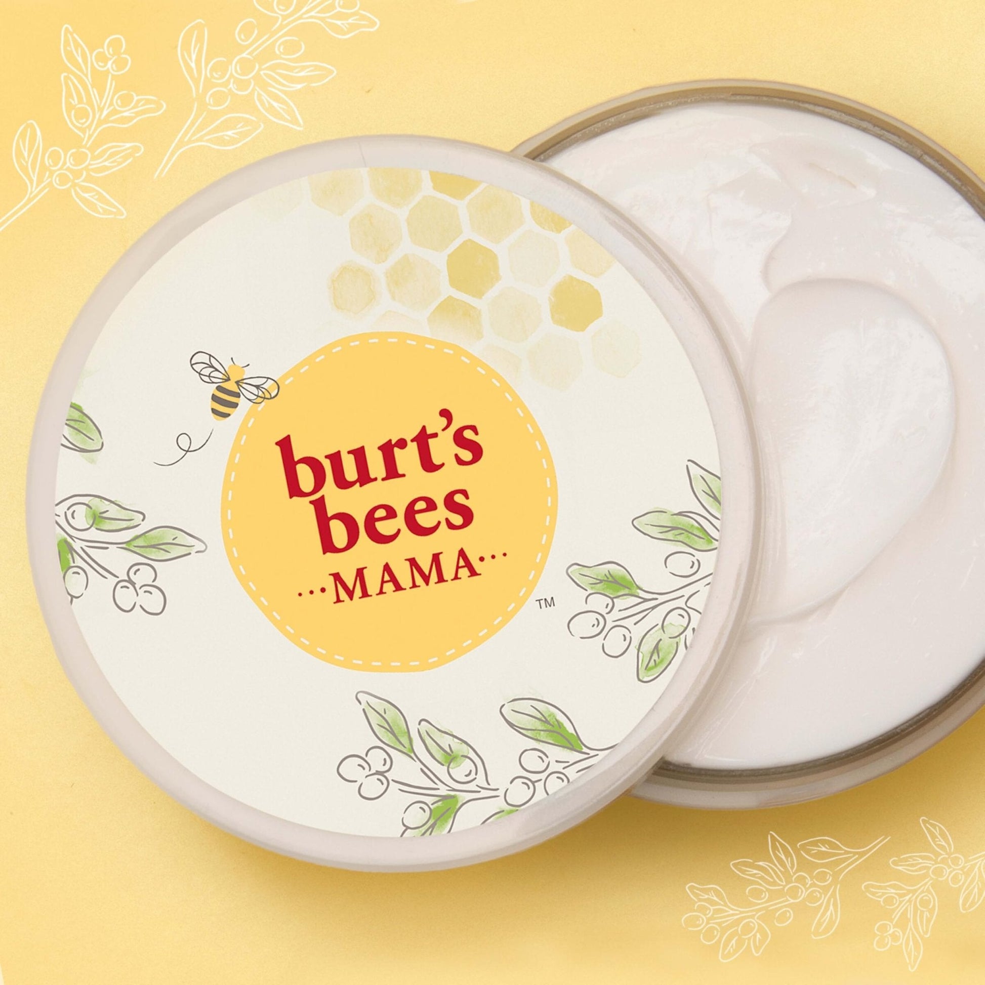 Burt's Bees Mama Belly Butter Stretch Mark Cream for Pregnancy Massages Body & Reduces Scar Appearance, Prenatal & Postnatal Tummy Skin Care - Maple Wellness Supplements