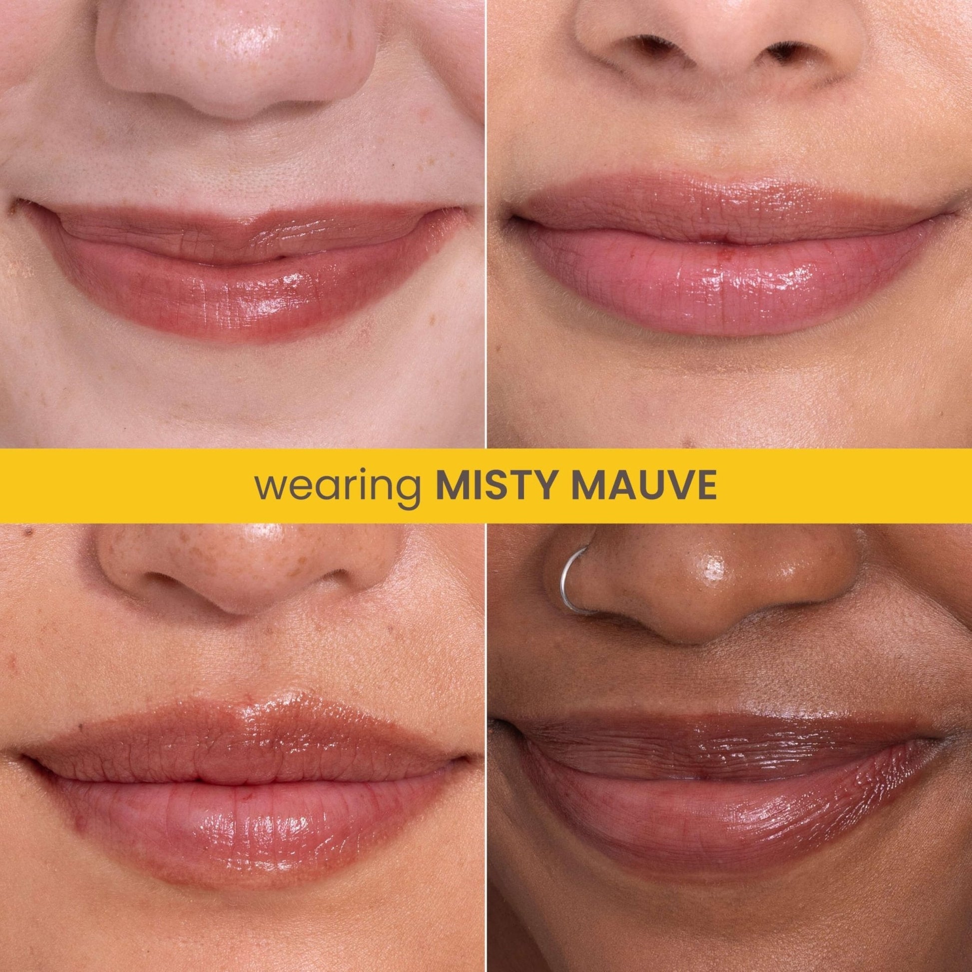 Burt’s Bees Tinted Boosted Balm, Misty Mauve, Hydrating Tinted Lip Balm with Vitamin C, E, and F Core, 24 Hour Lip Moisturizer - Maple Wellness Supplements