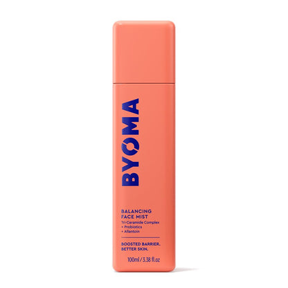 BYOMA Balancing Face Mist - pH Balanced Face Toner with Ceramides, Probiotics & Allantoin - Alcohol Free Toner Spray - Balance - Maple Wellness Supplements