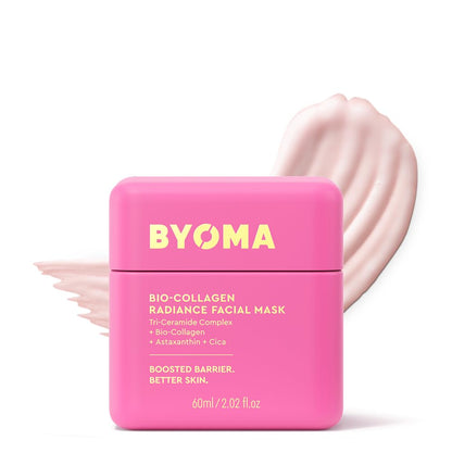 BYOMA Bio-Collagen Radiance Facial Mask - Transformative Liquid Sheet Mask for Glass Skin - Instant radiance, Visibly Improved Elasticity - Maple Wellness Supplements