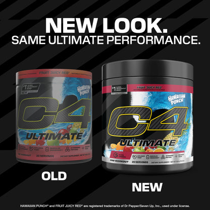 C4 Ultimate Pre Workout Powder - Sugar Free Preworkout Energy Supplement for Men & Women - 300mg Caffeine + TeaCrine + Dynamine + Creatine - Maple Wellness Supplements