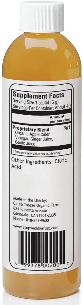 Caleb Treeze Old Amish Muscle Tonic 8 fl oz, Leg Cramps Relief, Foot Cramps Relief, Restless Legs, Muscle Cramps & Spasm Relief - Maple Wellness Supplements
