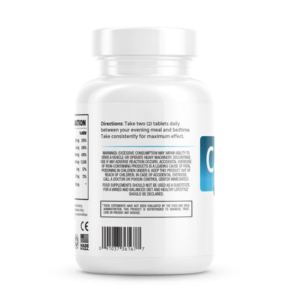 Calm Legs Natural for Natural Itching, Crawling, Tingling and Agitated Leg with Iron, Magnesium, and Valerian Root (60 Tablets)… - Maple Wellness Supplements