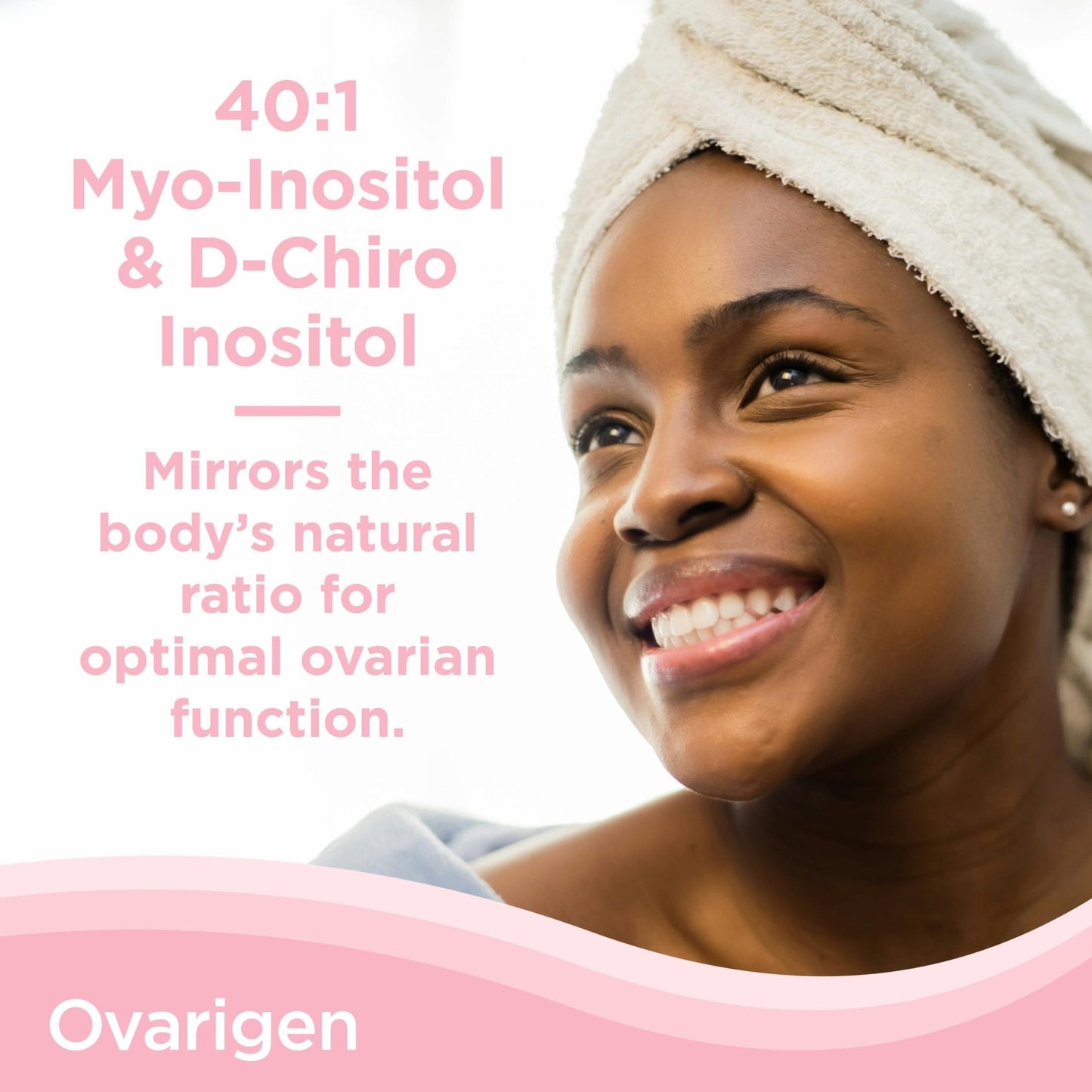 CalmCo Ovarigen Myo-Inositol & D-Chiro Inositol Supplement for Women – 40:1 Inositol Powder with Folic Acid, Fertility Supplements for PCOS, Hormone Balance and Ovarian Support (30 Servings) - Maple Wellness Supplements