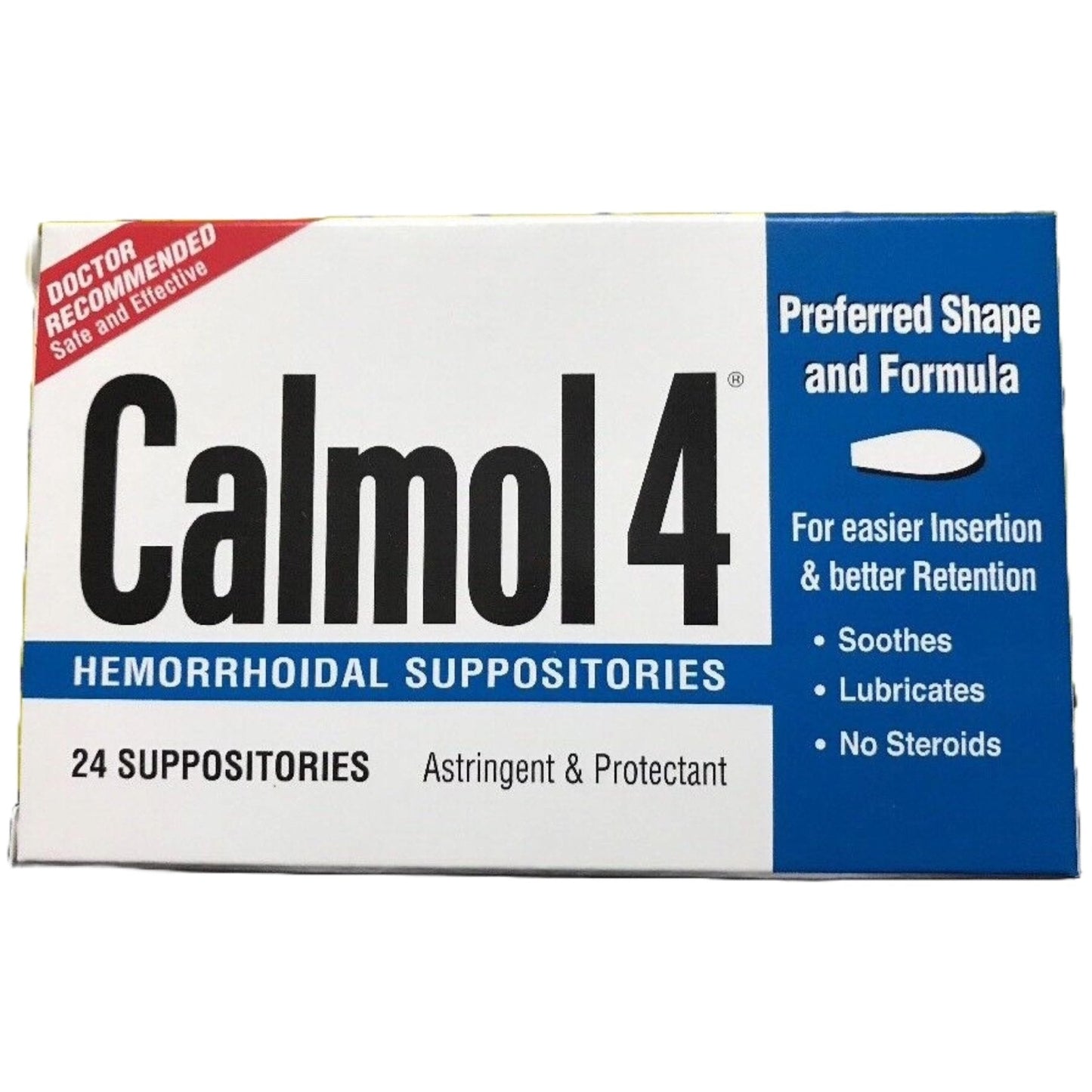 Calmol 4 Suppositories 24 (3 Pack) [Health and Beauty] - Maple Wellness Supplements