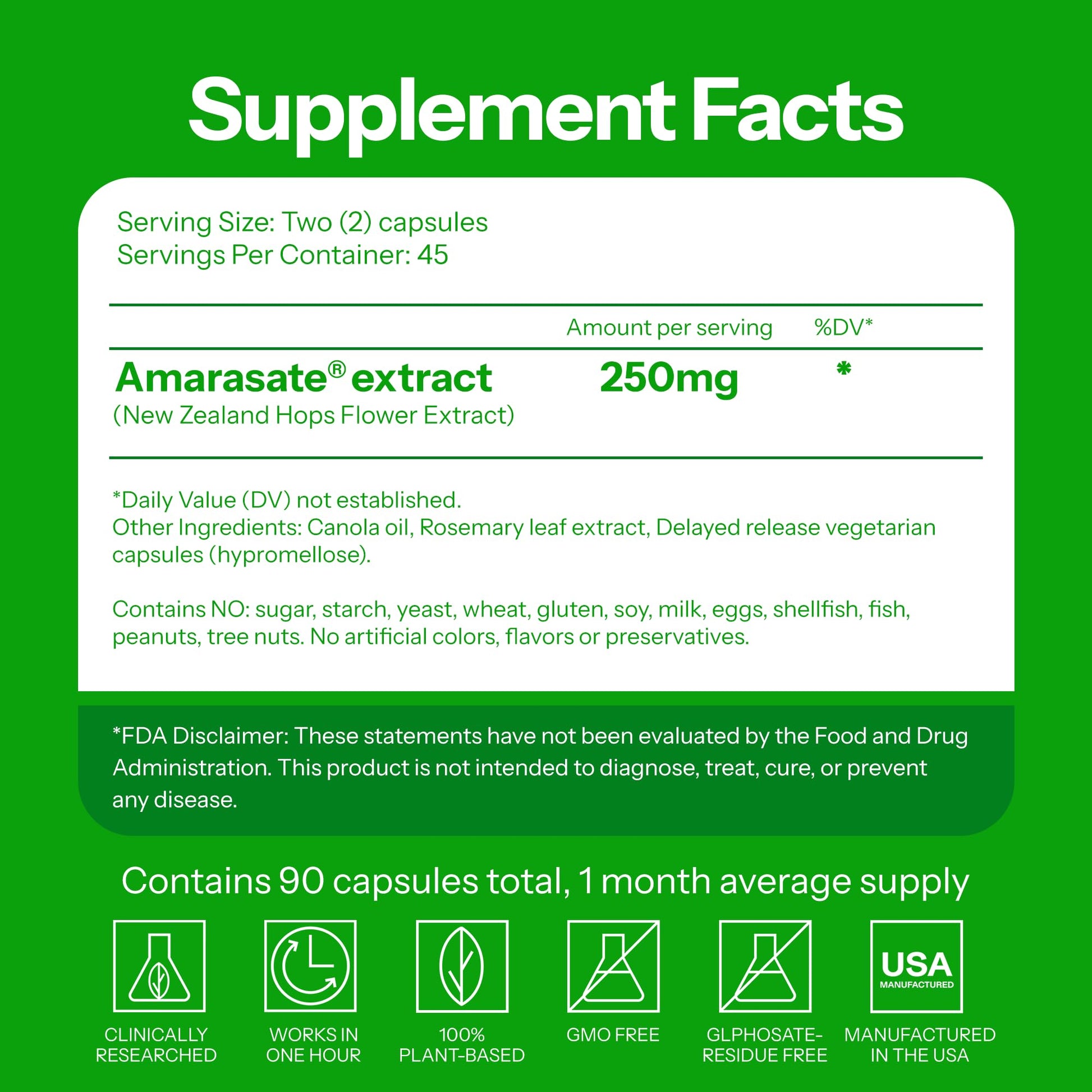 Calorie Control Supplement 6X Natural Support, Official & Patented Amarasate Formula, Plant Based Dietary GLP1 Supplement, Manages Appetite, Hunger & Cravings, - Maple Wellness Supplements