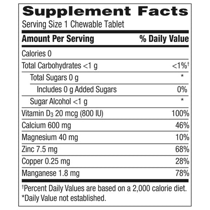 Caltrate Chewables 600 +D3 Plus Minerals Calcium and Vitamin D, Sugar Free, Cherry, Orange and Fruit Punch, 155 count - Maple Wellness Supplements
