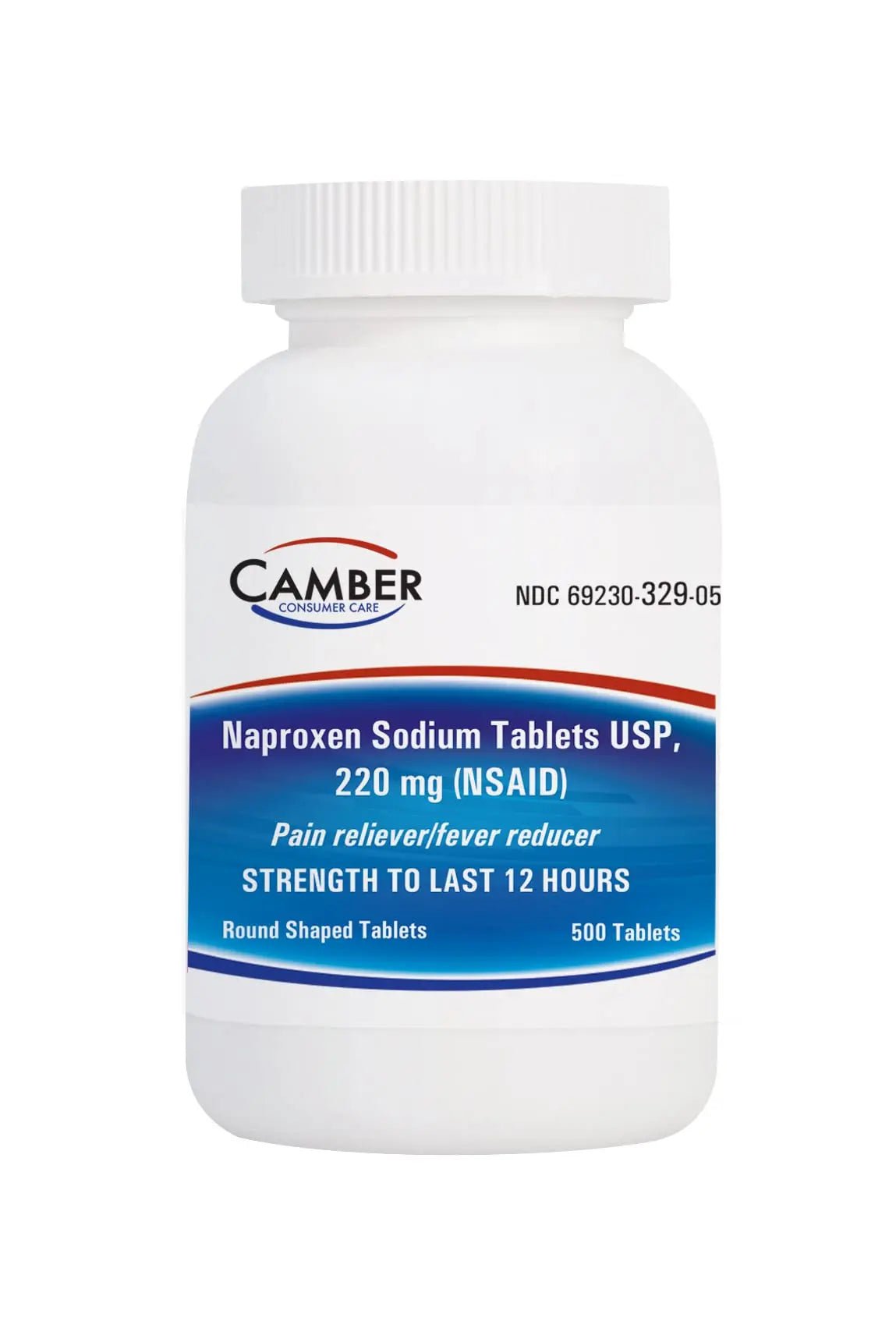 Camber Naproxen Sodium, 220 mg - Pain Reliever and Fever Reducer (500 Count) - Maple Wellness Supplements
