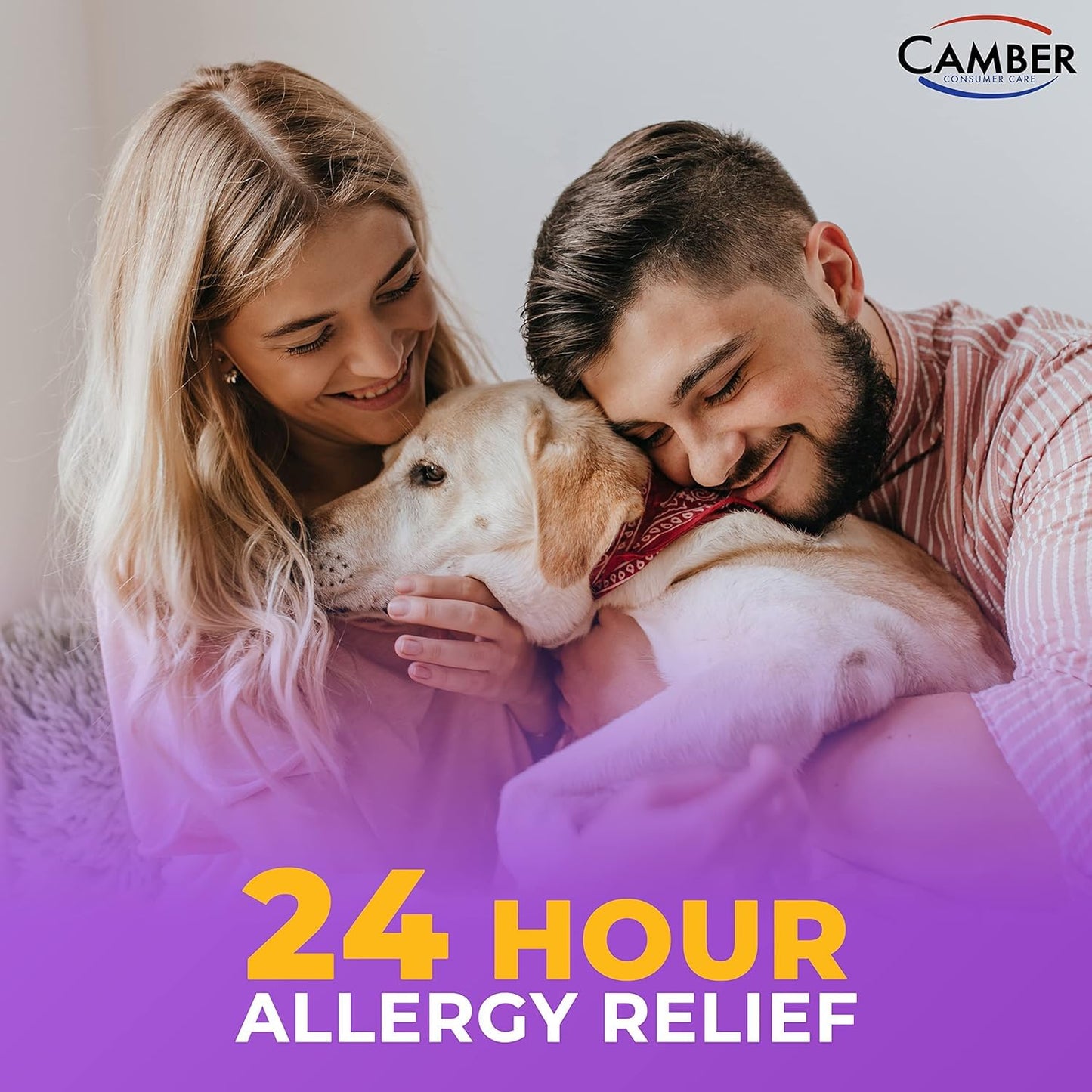 Camber Non-Drowsy Fexofenadine Antihistamine Indoor Outdoor Allergy Relief Tablets (30-ct) - Maple Wellness Supplements