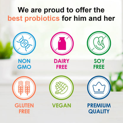 CANLIST Probiotics 120 Billion CFUs 18 Strains, 3 Prebiotics & Digestive Enzymes for Men Women,Digestive & Immune Support - Maple Wellness Supplements