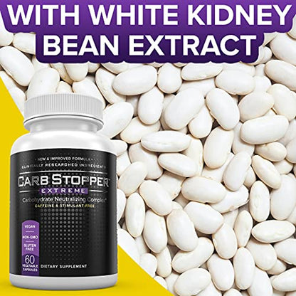 Carb Stopper Extreme: Maximum Strength, Natural Carbohydrate and Starch Neutralizer - Maple Wellness Supplements
