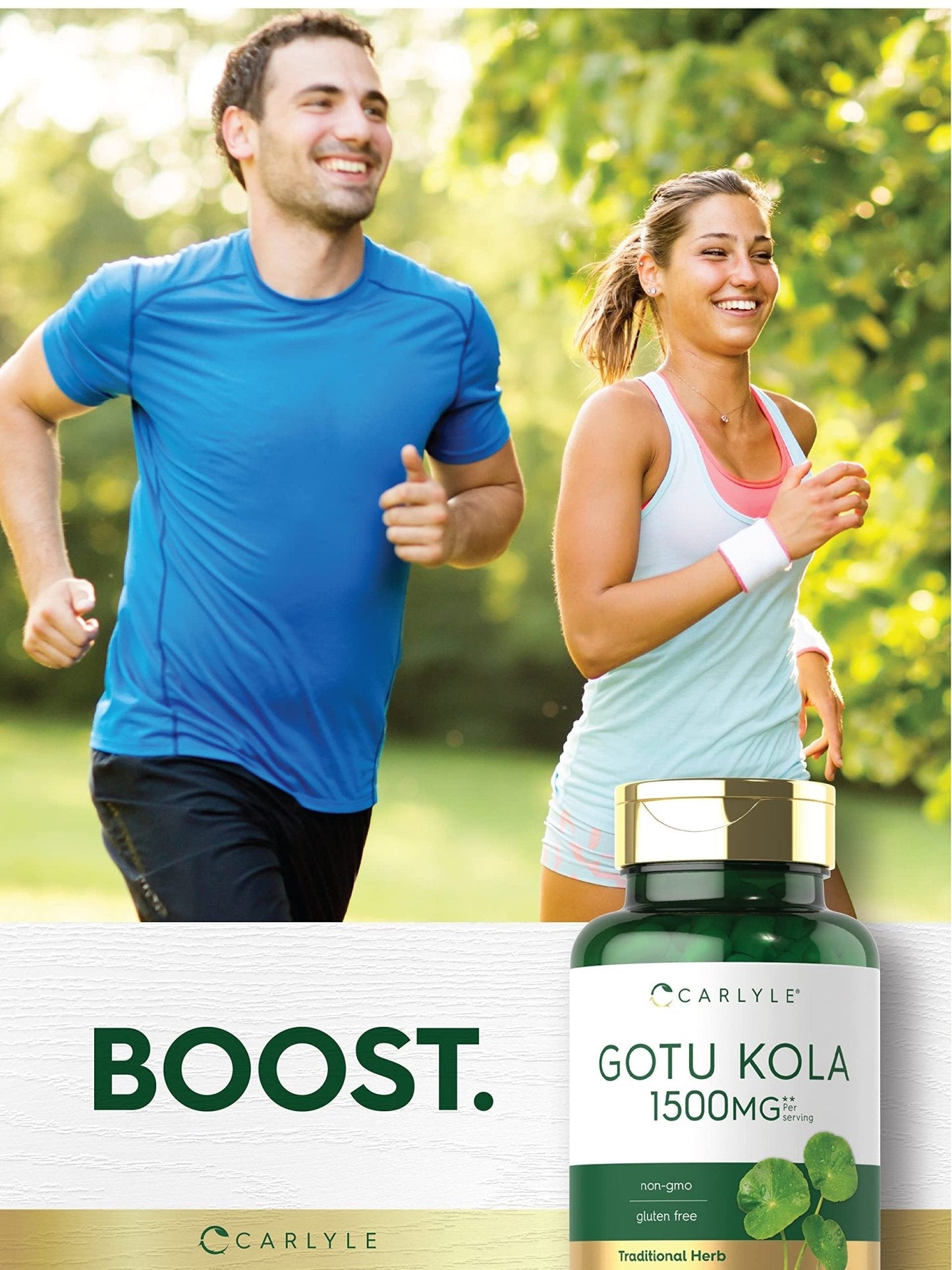 Carlyle Gotu Kola Capsules | 180 Count | Non-GMO, Gluten Free | Traditional Herb Extract - Maple Wellness Supplements