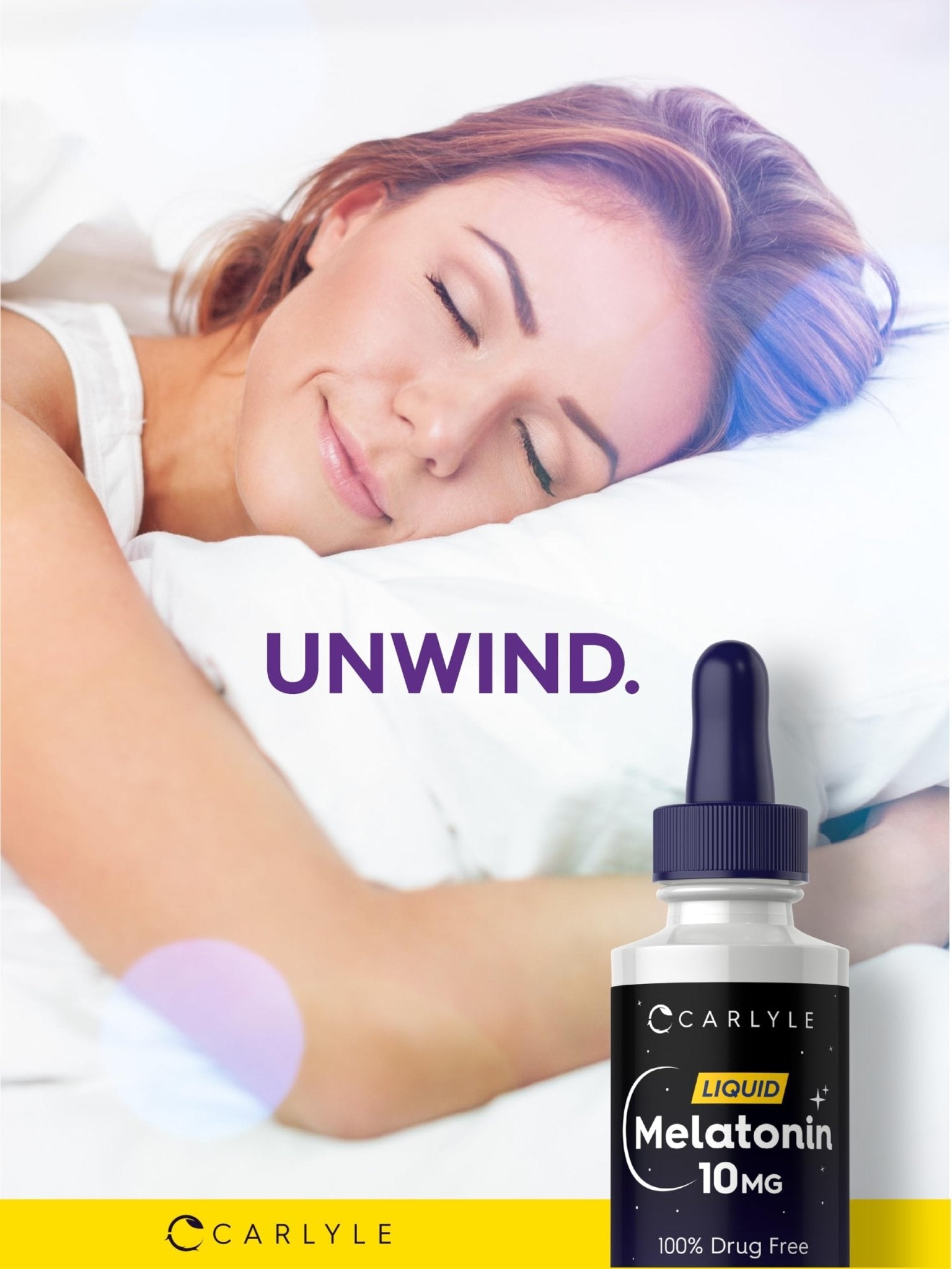 Carlyle Melatonin 10mg | 2 fl oz Liquid Drops | Berry Flavor | for Adults | Non-GMO, Vegetarian Supplement - Maple Wellness Supplements