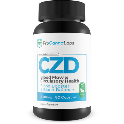 CDZ Supplement Vitamin C D and Zinc Plus Herbs - Our Best Vitamin C D Zinc Blood Booster for Blood Balance & Blood Flow - C Z D Blood Flow & Circulatory Health - Pro Canna Labs Gummies Capsules - Maple Wellness Supplements