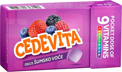 Cedevita Multivitamin Healthy and Sweet Candies - Pack of 8 (Forest Fruit) - Maple Wellness Supplements