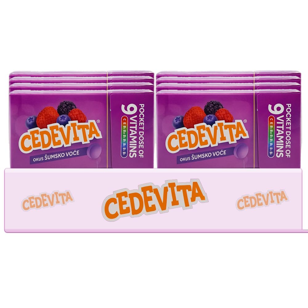 Cedevita Multivitamin Healthy and Sweet Candies - Pack of 8 (Forest Fruit) - Maple Wellness Supplements