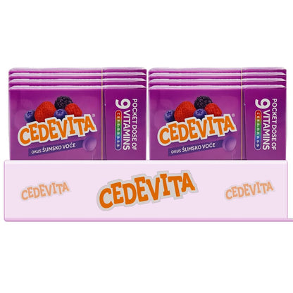 Cedevita Multivitamin Healthy and Sweet Candies - Pack of 8 (Forest Fruit) - Maple Wellness Supplements