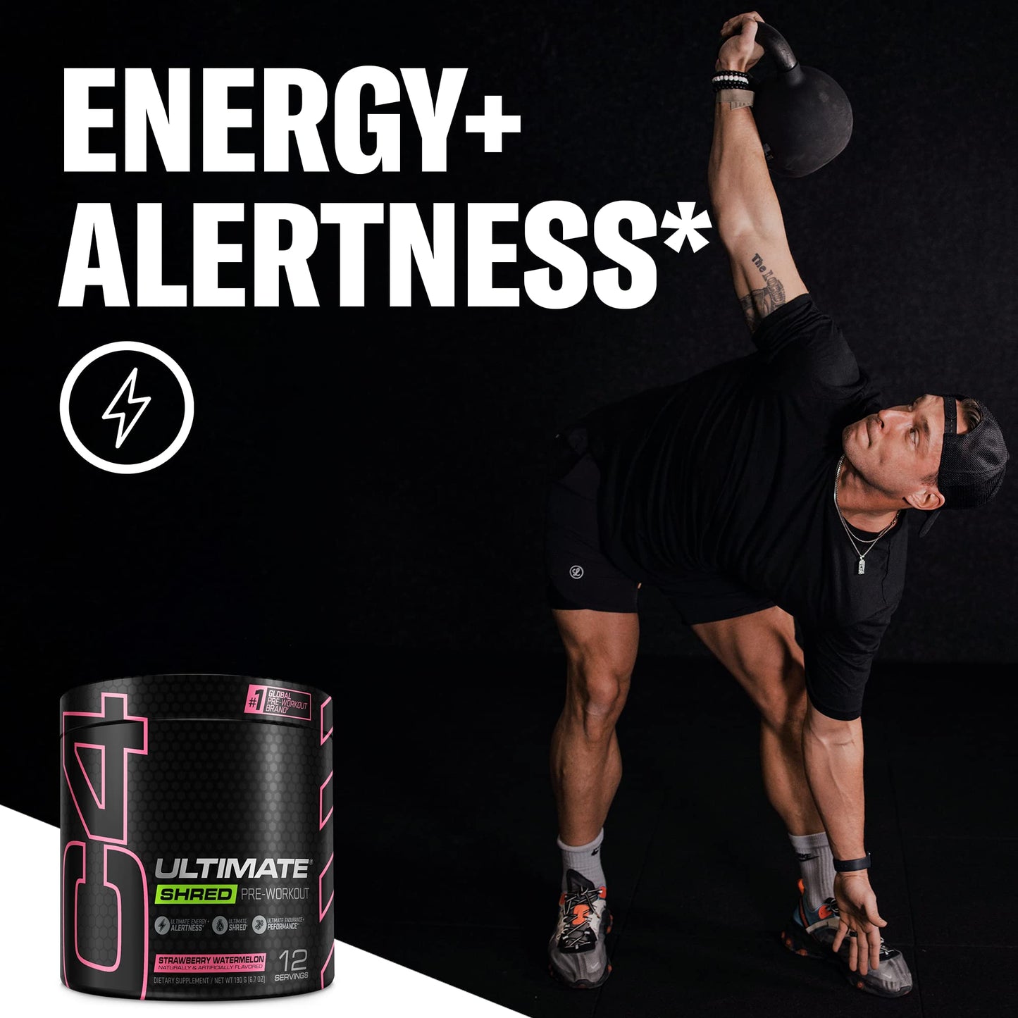 Cellucor C4 Ultimate Shred Pre Workout Powder, Fat Burner for Men & Women, Weight Loss - Maple Wellness Supplements