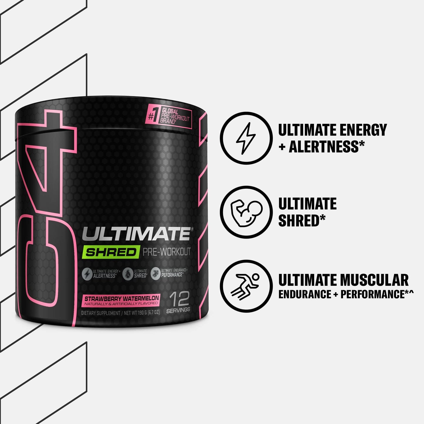 Cellucor C4 Ultimate Shred Pre Workout Powder, Fat Burner for Men & Women, Weight Loss - Maple Wellness Supplements