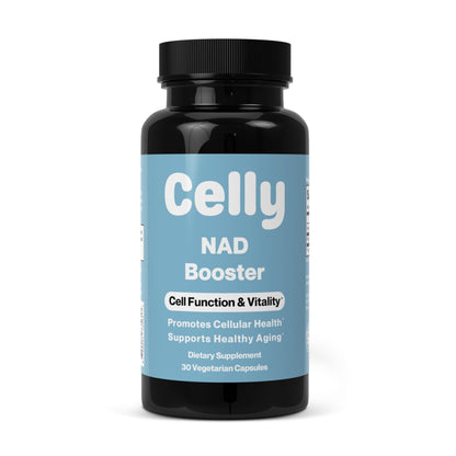 Celly NAD Booster | Longevity Supplement for Healthy Aging with NR (Nicotinamide Riboside) and Nicotinamide | Promotes Cell Function & Vitality | Non-GMO & 3rd Party Tested - Maple Wellness Supplements