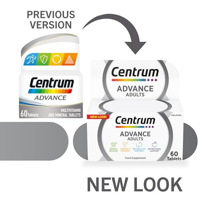 Centrum Advance Multivitamin & Mineral Supplements, 24 essential nutrients including - Maple Wellness Supplements