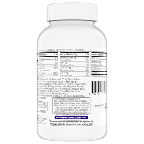 Centrum Minis Silver Women's Multivitamin for Women 50 Plus, Multimineral Supplement with Vitamin D3, B Vitamins, Non-GMO Ingredients - Maple Wellness Supplements