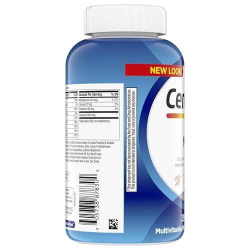 Centrum Multivitamin for Men, Multivitamin/Multimineral Supplement with Vitamin D3, B Vitamins and Antioxidants, Gluten Free - Maple Wellness Supplements