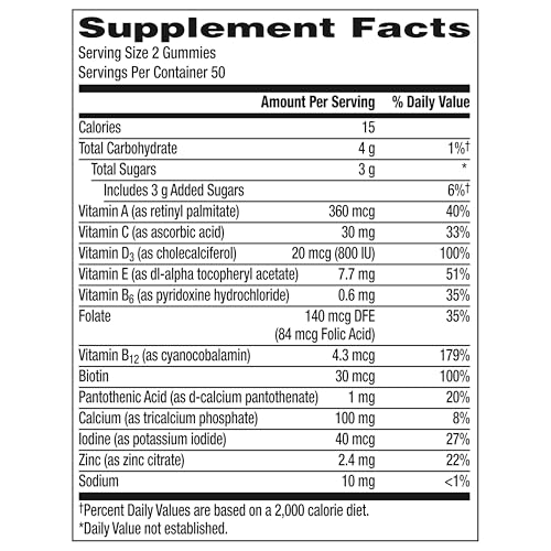 Centrum Women’s Multivitamin Gummies, Immune, Energy, Healthy Appearance Support, 100 Count, 50 Day Supply - Maple Wellness Supplements