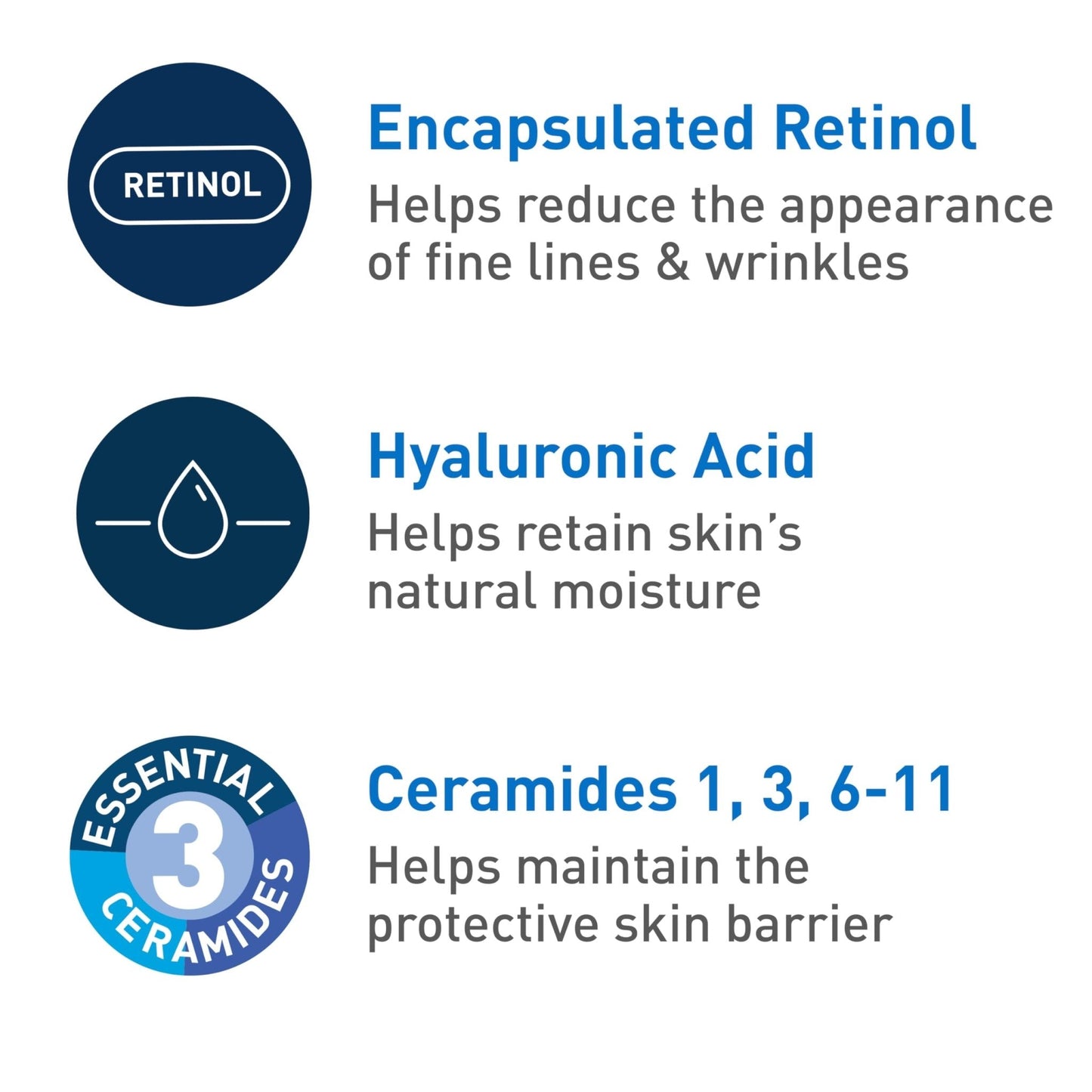 CeraVe Anti-Aging Face Cream SPF 30, Anti-Wrinkle Retinol Cream with Hyaluronic Acid and Ceramides, 1.76 oz - Maple Wellness Supplements