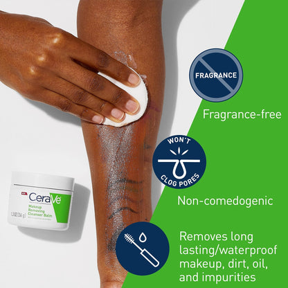 CeraVe Cleansing Balm Makeup Remover, Waterproof Makeup Remover With Ceramides - Maple Wellness Supplements