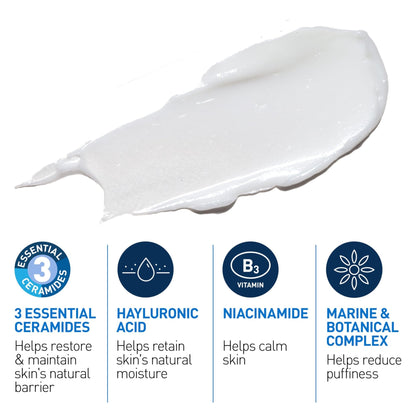 CeraVe Eye Repair Cream, Under Eye Cream For Puffiness And Bags Under Eyes, Hyaluronic Acid + Niacinamide - Maple Wellness Supplements