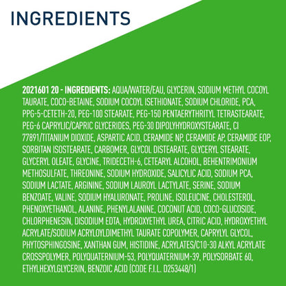 CeraVe Hydrating Cream To Foam Cleanser, Makeup Remover Face Wash For Dry Skin - Maple Wellness Supplements
