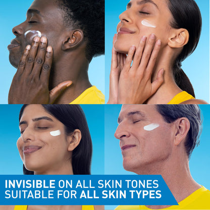 CeraVe Invisible Mineral Sunscreen SPF 50, Face Sunscreen for Sensitive Skin With Zinc Oxide & Titanium Dioxide, Vitamin E - Maple Wellness Supplements