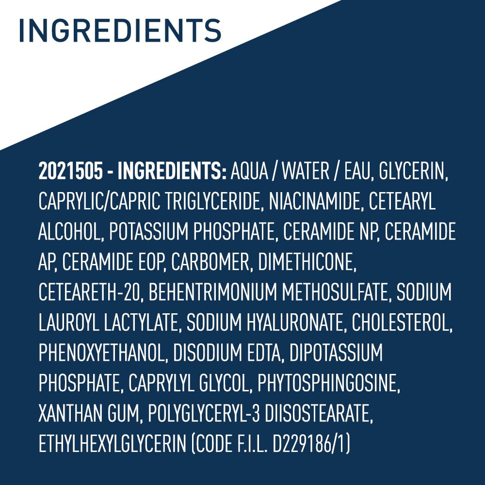 CeraVe PM Facial Moisturizing Lotion, Night Cream with Hyaluronic Acid and Niacinamide - Maple Wellness Supplements