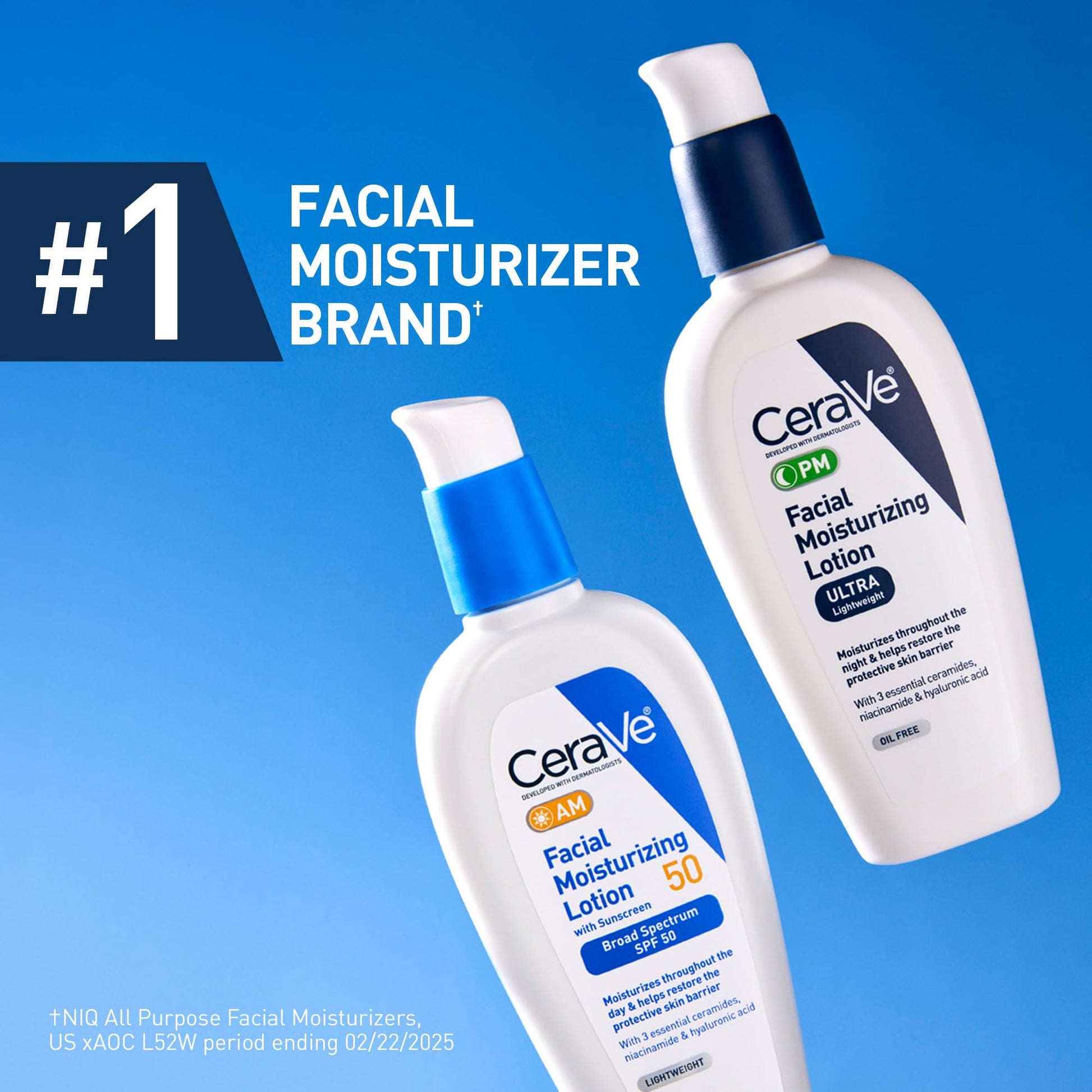 CeraVe PM Facial Moisturizing Lotion, Night Cream with Hyaluronic Acid and Niacinamide - Maple Wellness Supplements