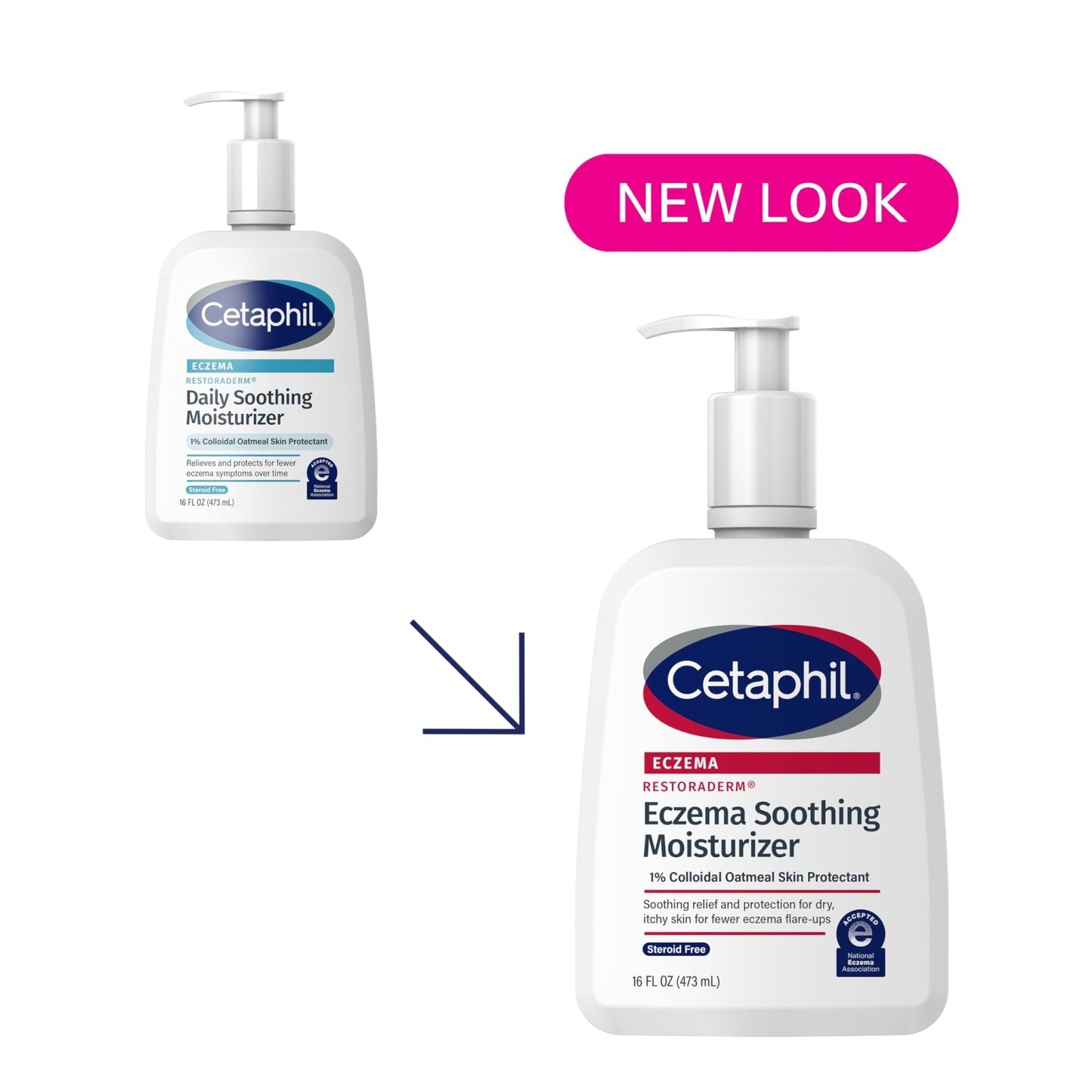 CETAPHIL ECZEMA RESTORADERM Soothing Moisturizer, For Eczema Prone Skin, 16 oz, Fewer Symptom Flare-Ups, 48 Hour Hydration, 1% Skin Protectant - Maple Wellness Supplements