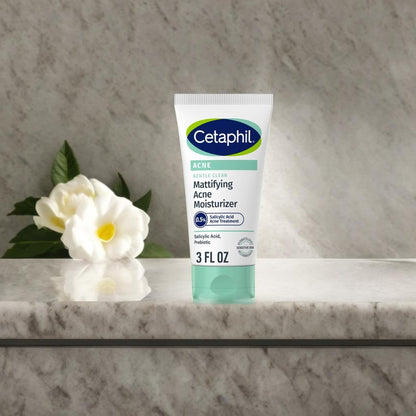 Cetaphil Face Moisturizer, Gentle Clear Mattifying Acne Moisturizer With 0.5% Salicylic Acid - Maple Wellness Supplements