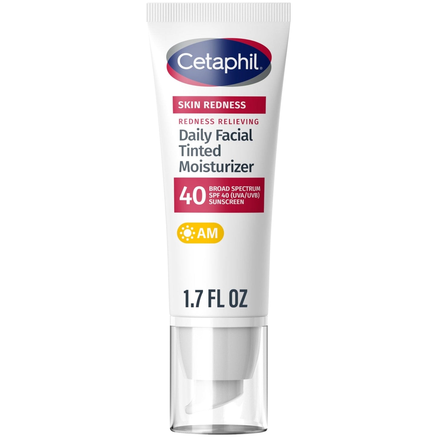 CETAPHIL Redness Relieving Daily Facial Moisturizer SPF 40, 1.7 fl oz, Broad spectrum Sunscreen, Neutral Tint, For Redness-Prone Skin - Maple Wellness Supplements